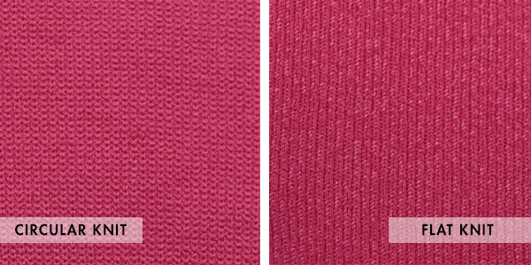 What is the difference between flat and circular knit? — Blog