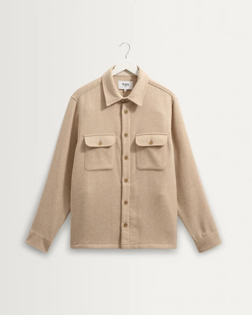 Lomond Thick Wool Blend Overshirt