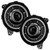 Oculus Bi-LED Projector Matte Black Headlights