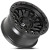 Lock Offroad Combat Matte Black 17 x 9 -12mm