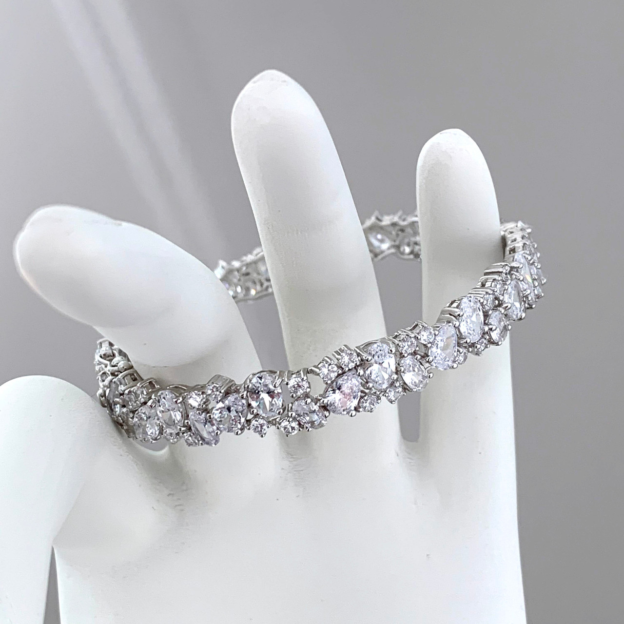 Faux diamond bangles Clearance