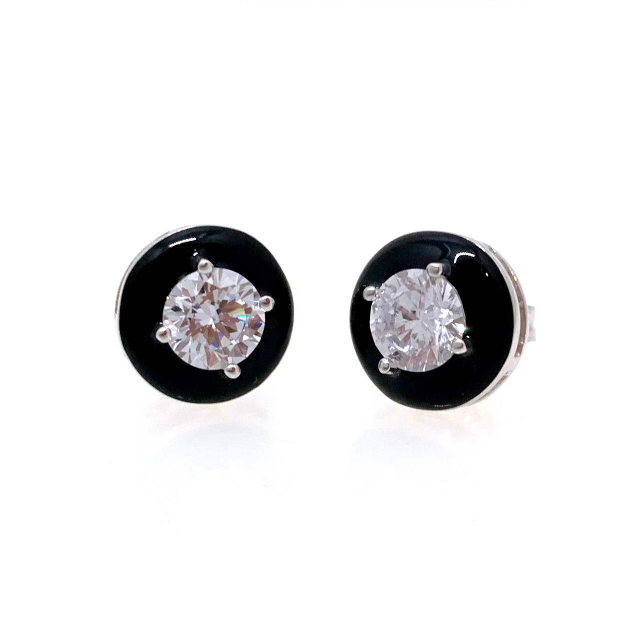 black Rounded Metal Earring – buypick.in