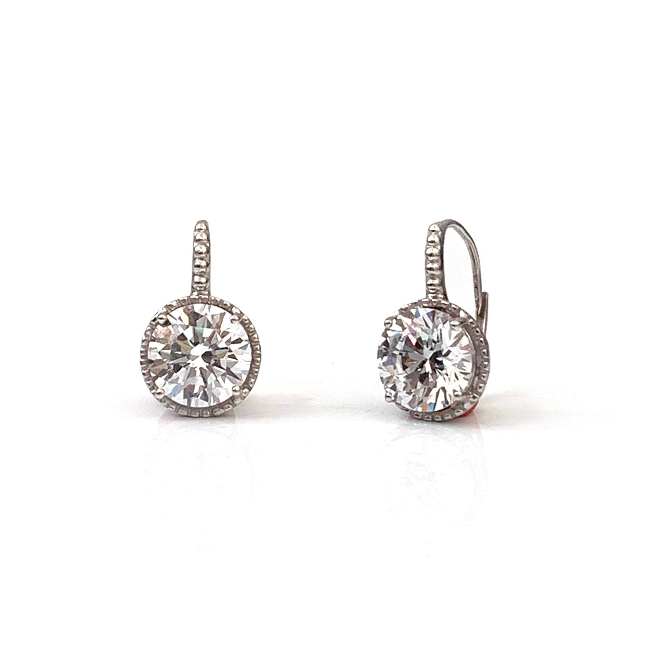 Faux on sale diamond earrings