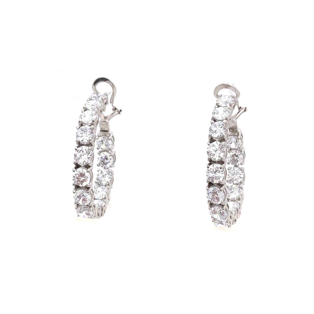 14 k diamond earrings