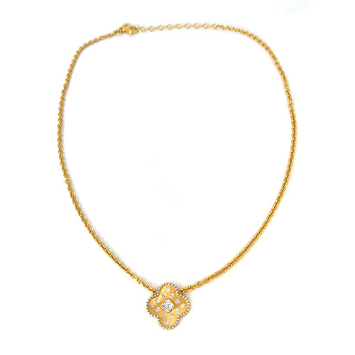 ◇Hei◇ clover pendant necklace [正規品/関税込] KIKICHIC | Small Clover Leaf Necklace in 14k White, Black, Red