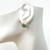 Triple Oval Rainbow Moonstone Aquamarine Beryl Vermeil Earrings