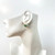 Triple Oval Rainbow Moonstone Aquamarine Beryl Vermeil Earrings