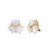 Triple Oval Mother of Pearl Vermeil Earrings