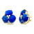 Large Triple Oval Lapis Lazuli Earrings