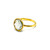 Round Prasiolite Ring