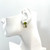 Oval Peridot & Cushion Prasiolite Button Earrings