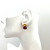 Double Oval Citrine & Ruby Earrings