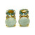 Double Oval Prasiolite & Green Beryl Earrings