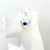 Oval Blue Sapphire and Cultured Pearl Earrings