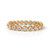 All-around Round CZ Vermeil Bangle Bracelet