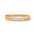 Skinny Diamond Pattern CZ Vermeil Bangle