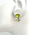 Double Oval Peridot & Prasiolite Earrings