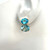 Double Oval Swiss Blue Topaz & Sky Blue Topaz Earrings