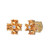 Citrine Flower Stud Earrings