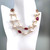 Cabochon Ruby and Cultured Pearl Long Station Necklace