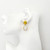 Oval Rainbow Moonstone Drop Vermeil Earrings