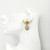 Oval Chalcedony Drop Vermeil Earrings