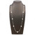 Clover-shape Mother of Pearl Long Station Necklace