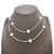 Clover-shape Mother of Pearl Long Station Necklace