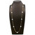Clover-shape Mother of Pearl Long Station Vermeil Necklace