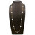 Clover-shape Mother of Pearl Long Station Vermeil Necklace