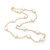 Cultured Baroque Pearl Long Station Vermeil Necklace