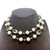 Cultured Pearl and Green Amethyst Long Necklace