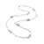 Cultured Pearl and Octagon CZ Long Necklace