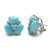 Triple Oval Amazonite Earrings