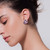 Triple Oval Amethyst Vermeil Earrings