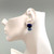 Cushion Lapis Lazuli & Oval Kyanite Drop Earrings