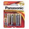 BATTERY ALKALINE PANA AA PKof4