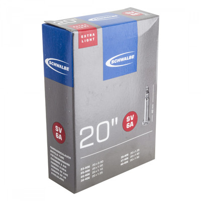 TUBE SCHWALBE 20 406x23/40 EXTRA LIGHT PV 40mm TUBE SCHWALBE 20 406x23/40 EXTRA LIGHT PV 40mm