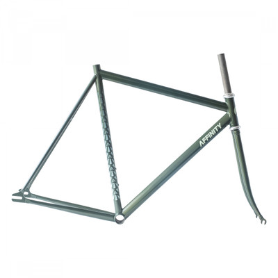 FRAME AFFINITY TRACK LOPRO CHAMPAGNE MONEY MINT FRESH SM W/FORK FRAME AFFINITY TRACK LOPRO CHAMPAGNE MONEY MINT FRESH SM W/FORK