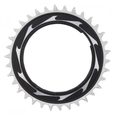 CHAINRING SRAM 34T POWERMETER THREADED EAGLE 0mm BK/SL XXSL D1 T-TYPE CHAINRING SRAM 34T POWERMETER THREADED EAGLE 0mm BK/SL XXSL D1 T-TYPE
