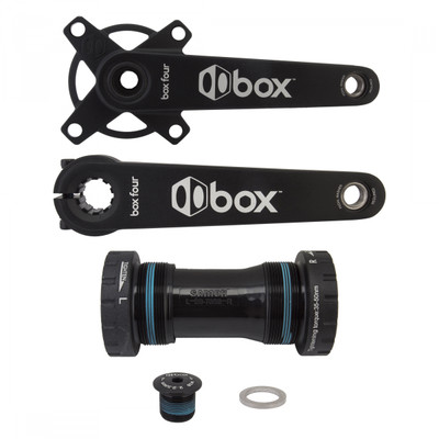 CRANKSET BOX FOUR 2pc ALY 160 24mmAXLE 104mm BK CRANKSET BOX FOUR 2pc ALY 160 24mmAXLE 104mm BK
