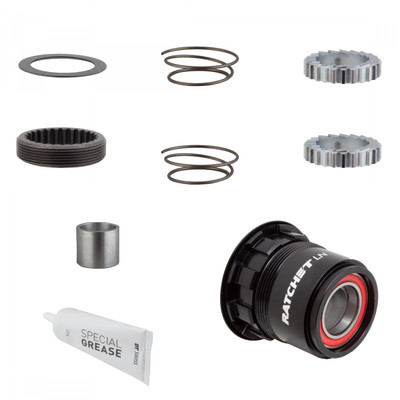 HUB CASS BODY DT RATCHET LN SRAM 12s XDR ALY STAR RATCHET 18T CONVERSION KIT (L) HUB CASS BODY DT RATCHET LN SRAM 12s XDR ALY STAR RATCHET 18T CONVERSION KIT (L)
