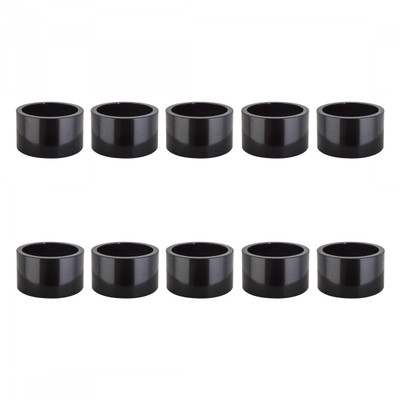 HEAD PART OR8 SPACER ALY 20mmx1-1/8BK BGof10 HEAD PART OR8 SPACER ALY 20mmx1-1/8BK BGof10