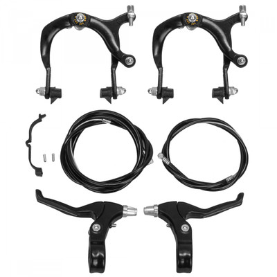BRAKESET SUNLT MX ALY F+R W/LVRS BK BRAKESET SUNLT MX ALY F+R W/LVRS BK