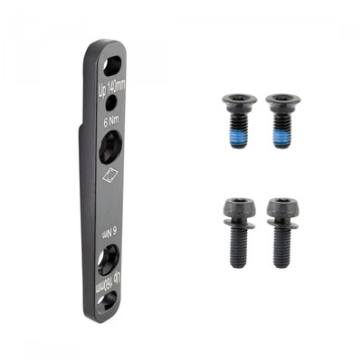 BRAKE PART CPY DISC ADPTR FT FLAT MOUNT 140/160 w/HDWR (L) BRAKE PART CPY DISC ADPTR FT FLAT MOUNT 140/160 w/HDWR (L)