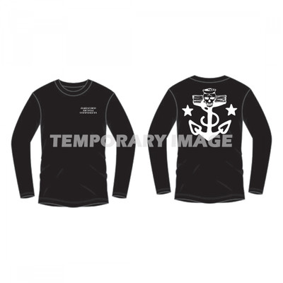 CLOTHING T-SHIRT AN SAILOR JERRY LNG-SLVE BK MD CLOTHING T-SHIRT AN SAILOR JERRY LNG-SLVE BK MD