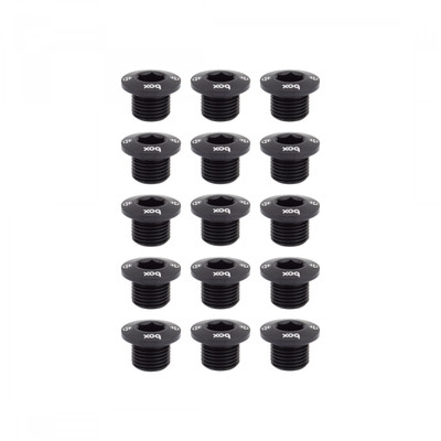 CHAINRING BOLT SET BOX ONE 7075 ALY 15pc BK CHAINRING BOLT SET BOX ONE 7075 ALY 15pc BK