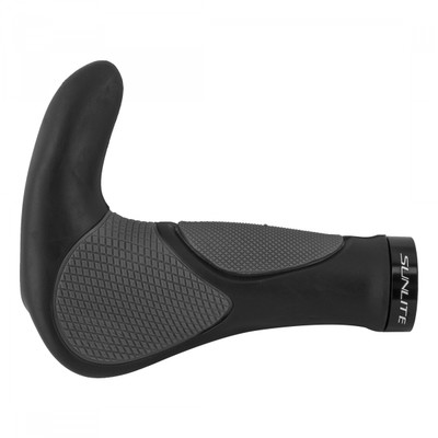 GRIPS SUNLT ERGO FORM PLUS 140mm BK/GY DUAL LOCKING GRIPS SUNLT ERGO FORM PLUS 140mm BK/GY DUAL LOCKING