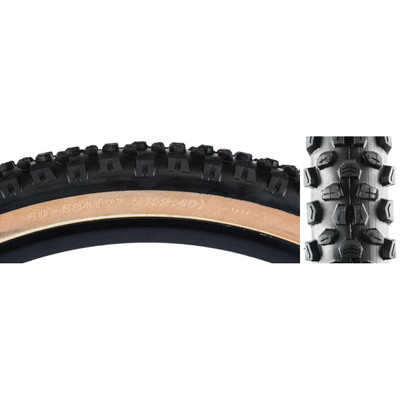 TIRE SUNLT 27.5x2.4 CST1844 BK/TAN WIRE REV-MX