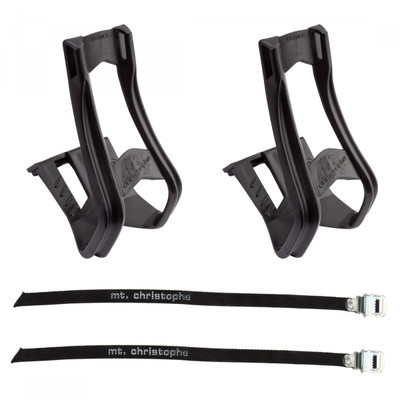 TOE CLIPS ZEFAL MTB w/STRAPS L/XL TOE CLIPS ZEFAL MTB w/STRAPS L/XL